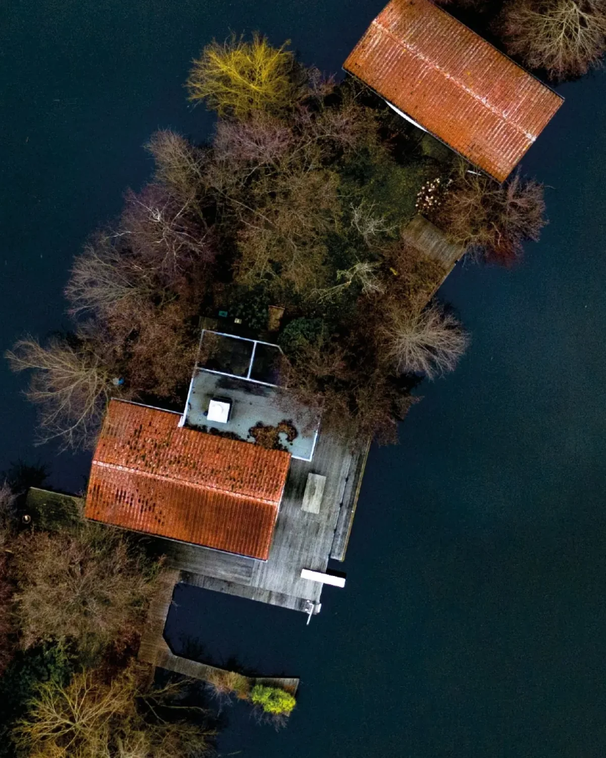 Detail of Small house on a tiny island